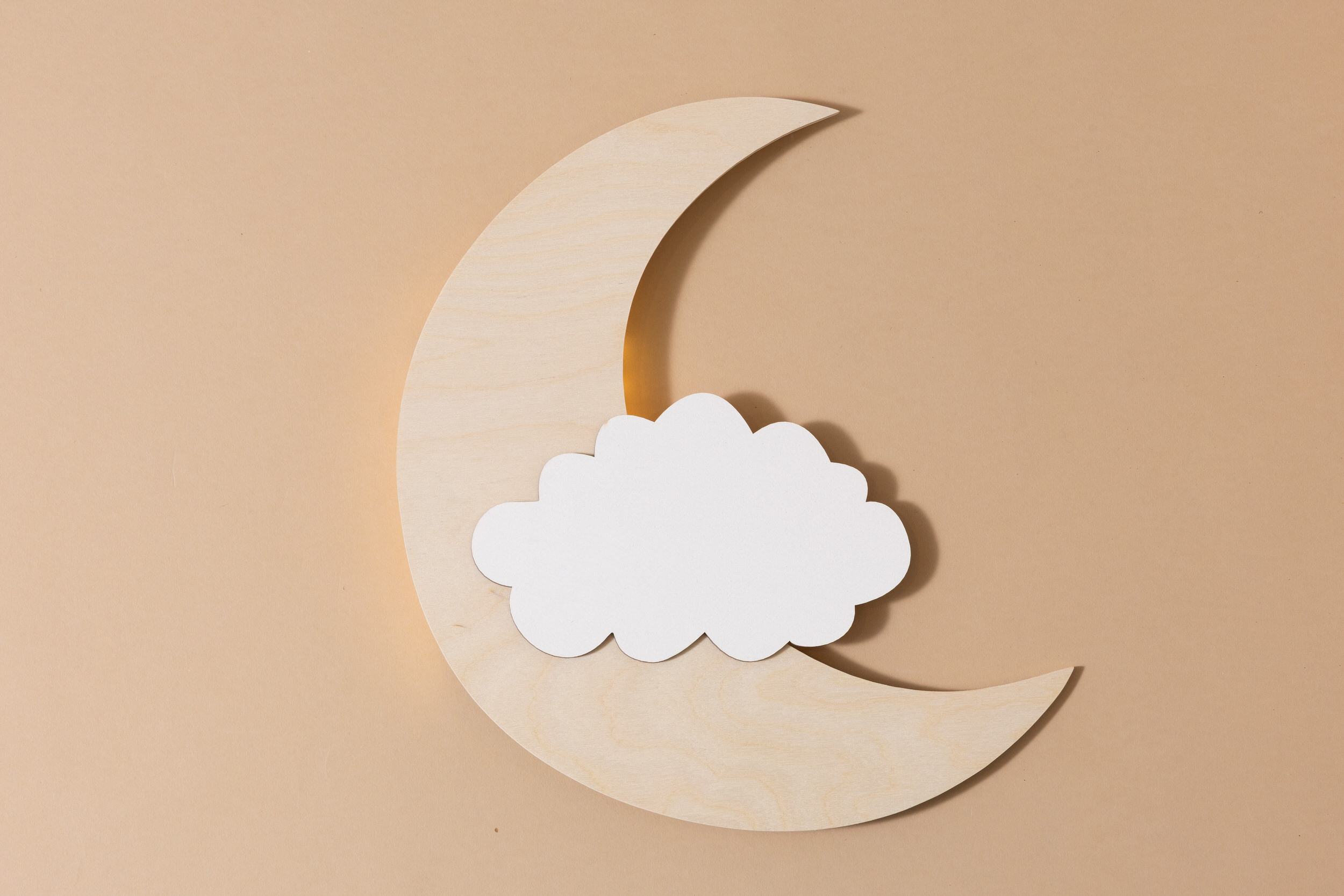 Lampe Croissant de Lune - Naturel Lampe Croissant de Lune - Naturel
