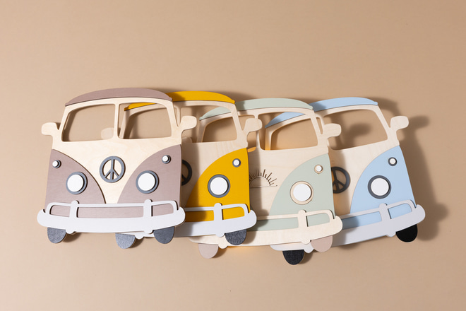 Sage Green Sunshine Van Lamp