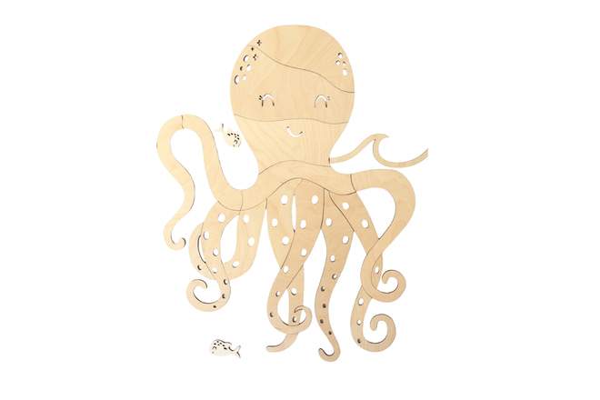 Wooden Octopus