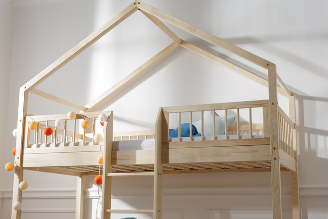 Bunk Bed DB Premium On The Floor 90x190cm