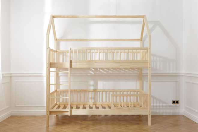 Cama Beliche B Premium no chão 90x190cm