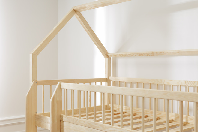 Patrová postel B Premium na zemi 90x190cm