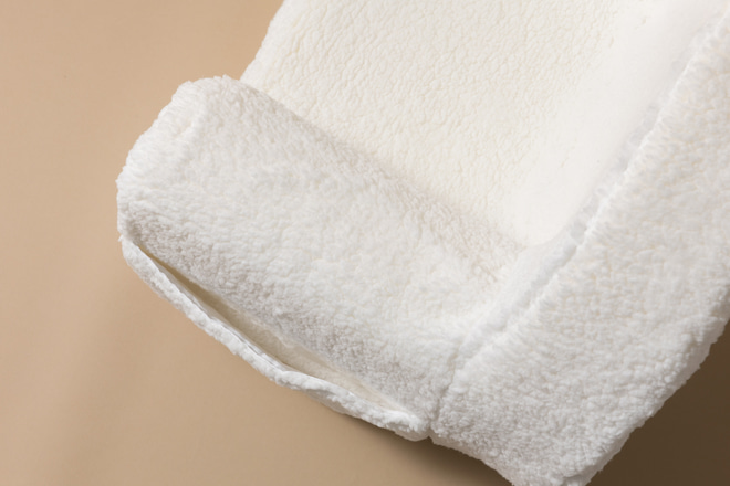 White Boucle Armchair