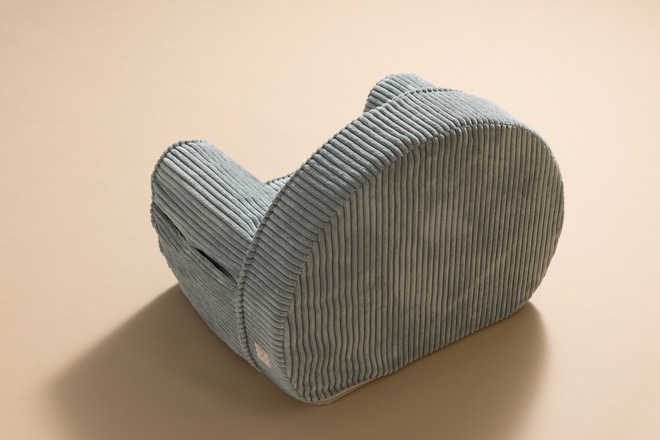 Mint Green Corduroy Armchair
