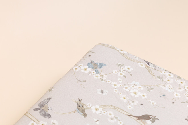 Spannbettlaken Birdsong 60x120
