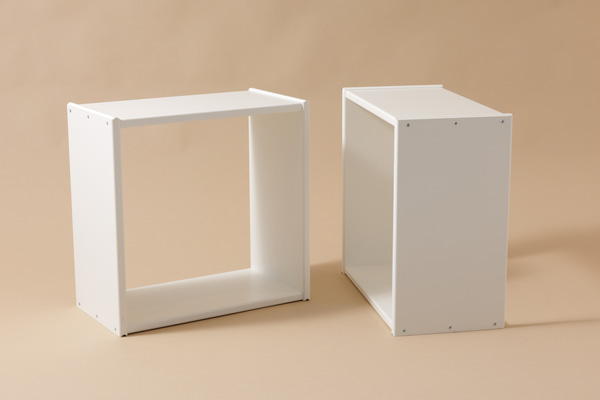 Juego de 3 Cubos de Almacenamiento de Madera