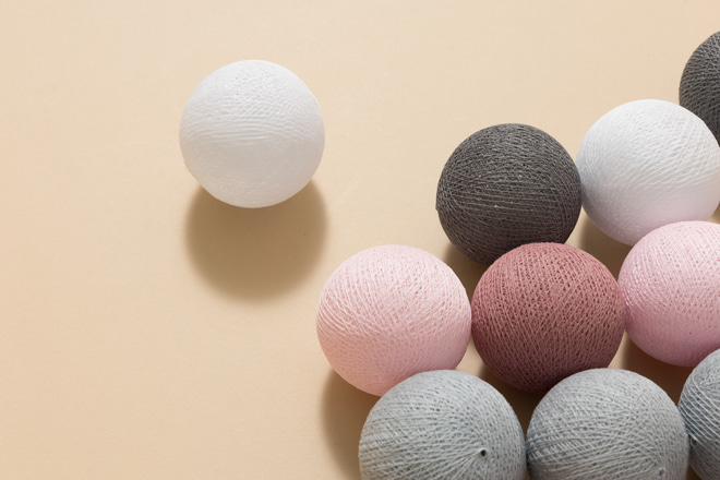 Ghirlanda luminosa Dusty Pink