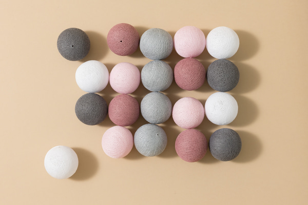 Lichterkette Dusty Pink