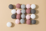 Lyskæde Dusty Pink - 1
