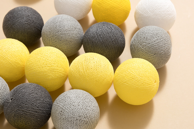 Lichterkette Smokey Yellow