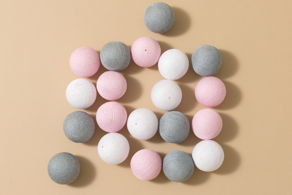 Lichterkette Soft Powder