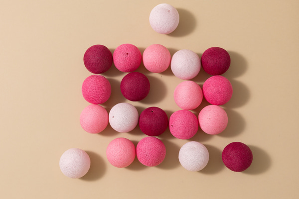 Světelný řetěz Sweet Pink