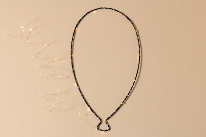 Metalldraht-LED-Leuchte - Ballon