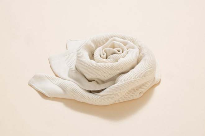 Cream Bamboo Blanket