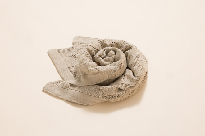 Coperta di Bambù Ivy Cappuccino
