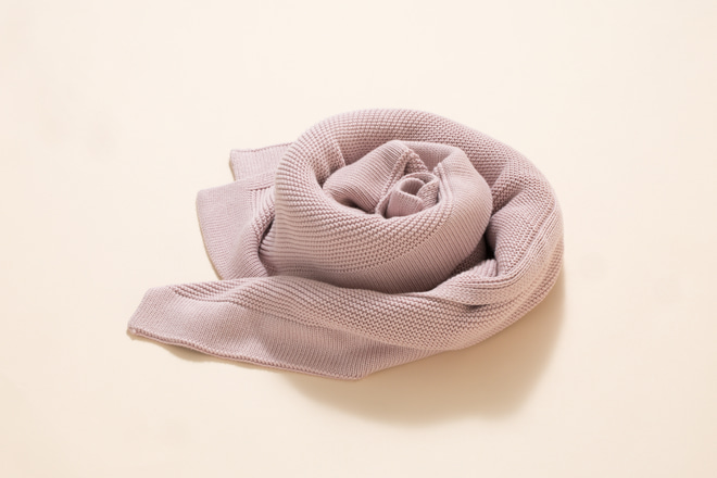 Coperta di Bambù Rosa Antico