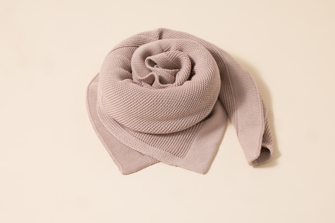 Couverture Bambou Rose Pastel