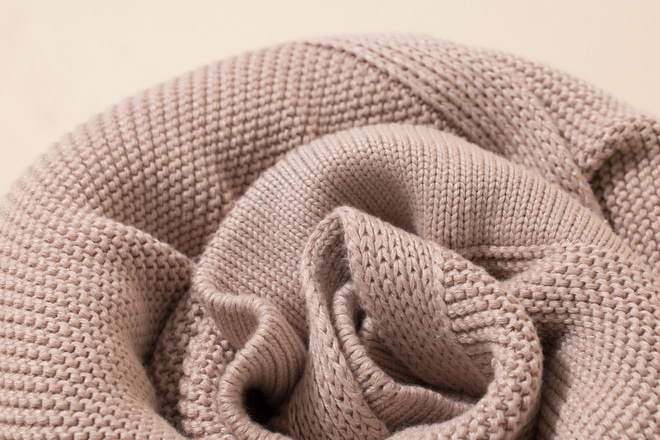 Couverture Bambou Rose Pastel