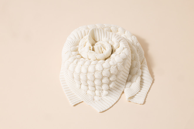 Bambusdecke Soft Ecru