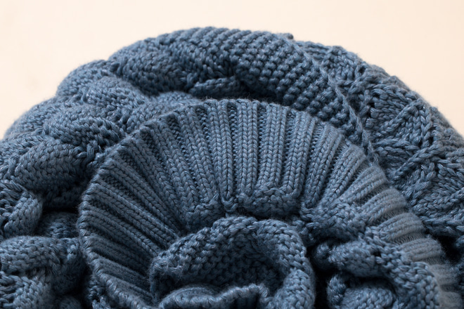 Vintage Blue Soft Bamboo Blanket