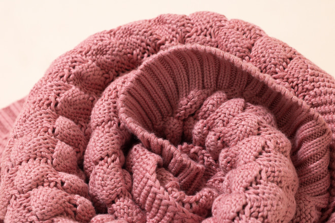 Vintage Pink Soft Bamboo Blanket