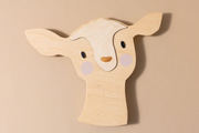 Deer Lamp - Natural