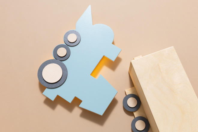 Mensola luminosa trattore