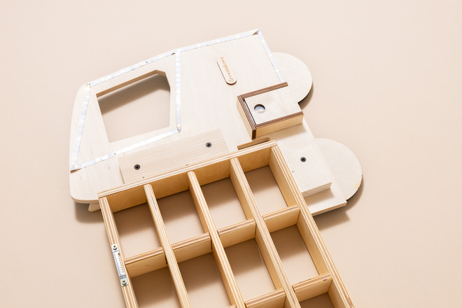Luminous Truck Shelf Wood
