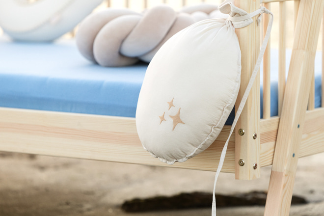 Decorative Mini Balloon Cushion - Natural
