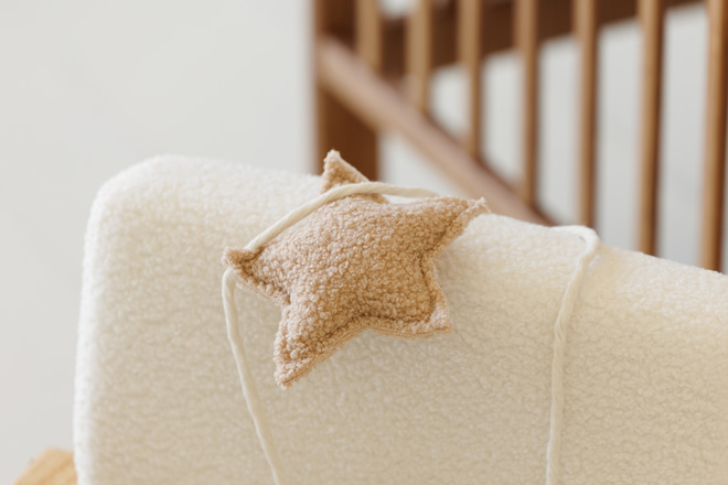Boucle Stars Garland - Chocolate