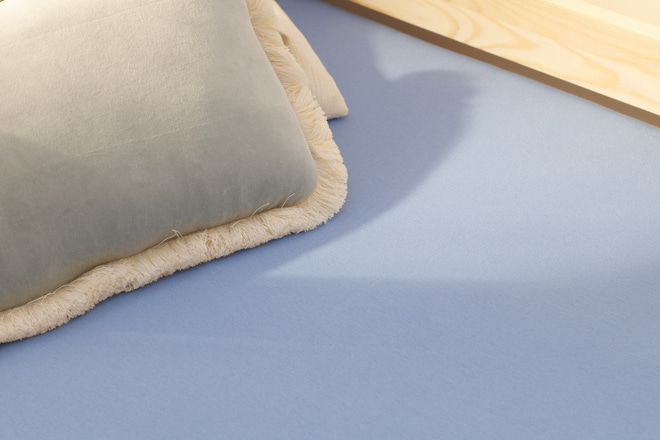 Spannbettlaken Blau