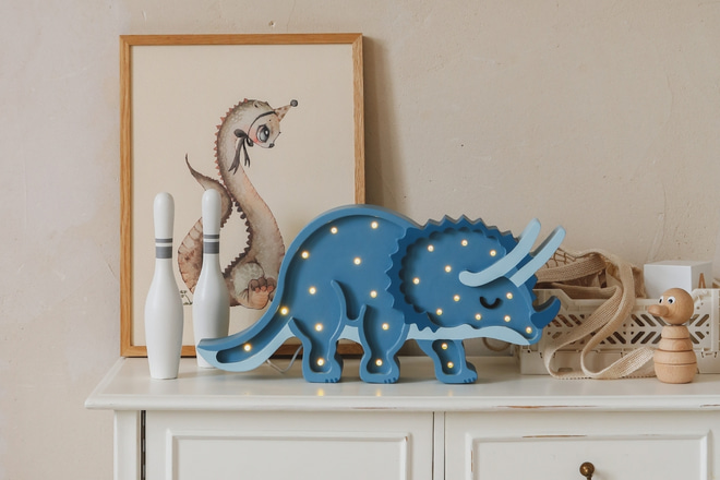 Little Lights Triceratops Lamp