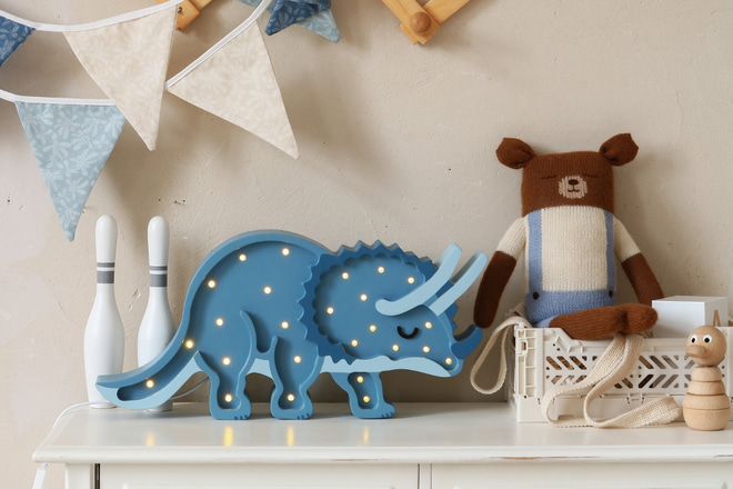 Little Lights Triceratops Lamp