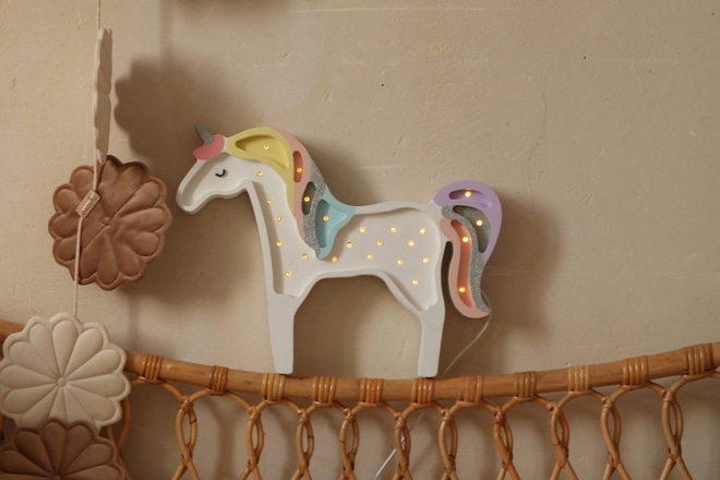 Dekolampe Einhorn Magic Rainbow Little Lights