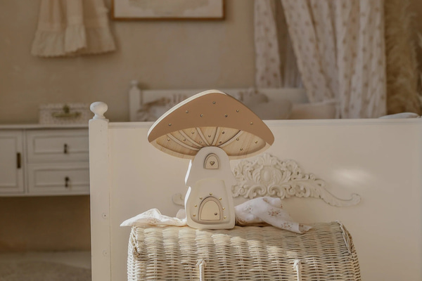 Lâmpada Little Lights LED Cogumelo Cappuccino