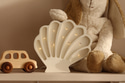 Little Lights Seashell Lamp Pearl White 