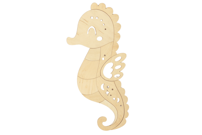 Caballito de Mar de Madera