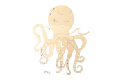 Holz-Oktopus