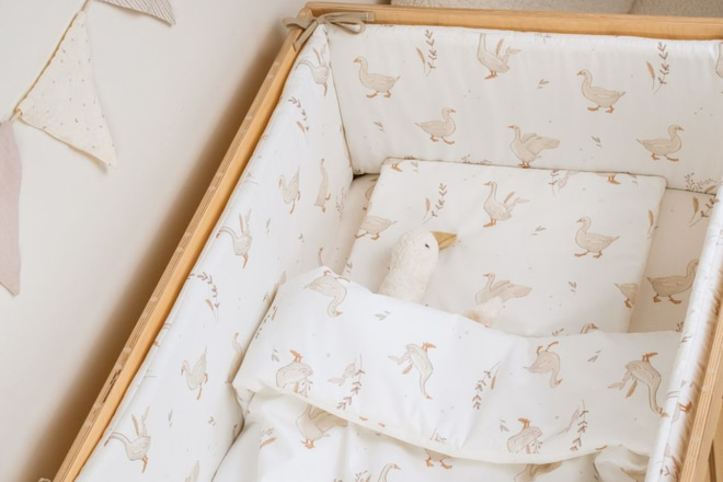 Protetor de Cama - Vichy Caramel