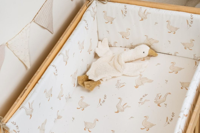 Protetor de Cama - Vichy Caramel