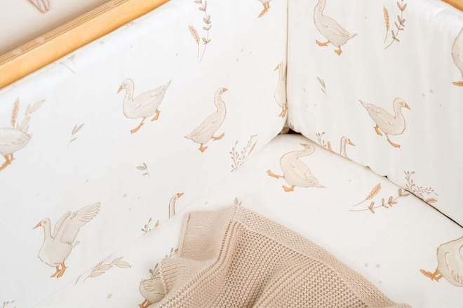 Protetor de Cama - Vichy Caramel