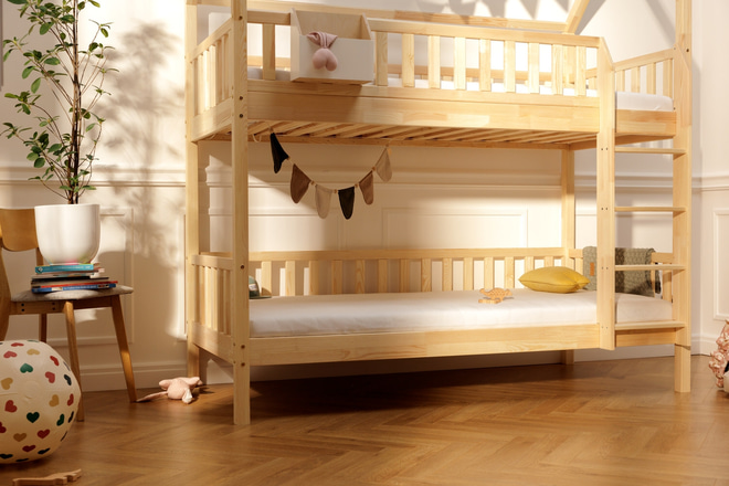 Wooden Bedside Organiser - White