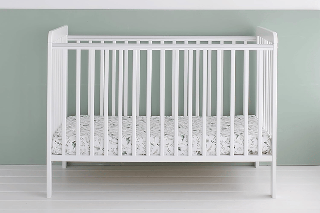 Babybett Classic Cot 60x120cm - Weiß