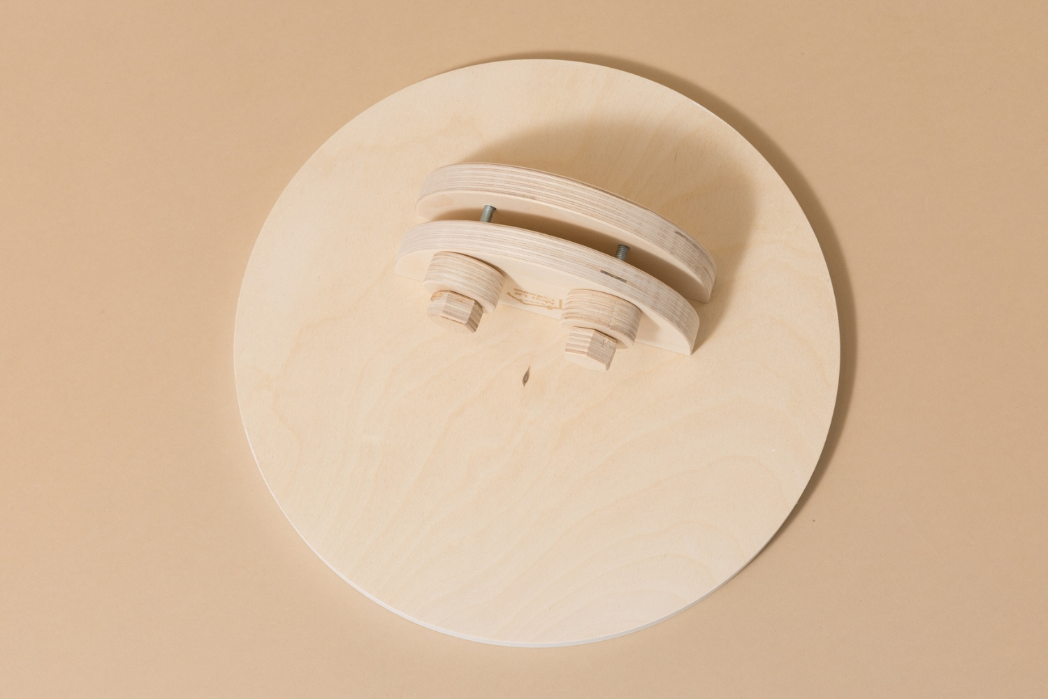 Tablette de Chevet Ronde en Bois - Blanc Tablette de Chevet Ronde en Bois - Blanc