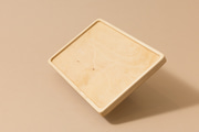 Rectangular Wooden Bedside Table - Natural