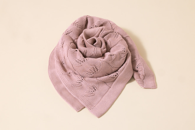 Cobertor de Bambu Ivy Rosa Pastel