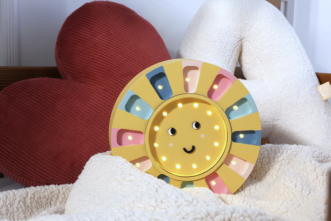 Lampa Little Lights Retro Slunce LED