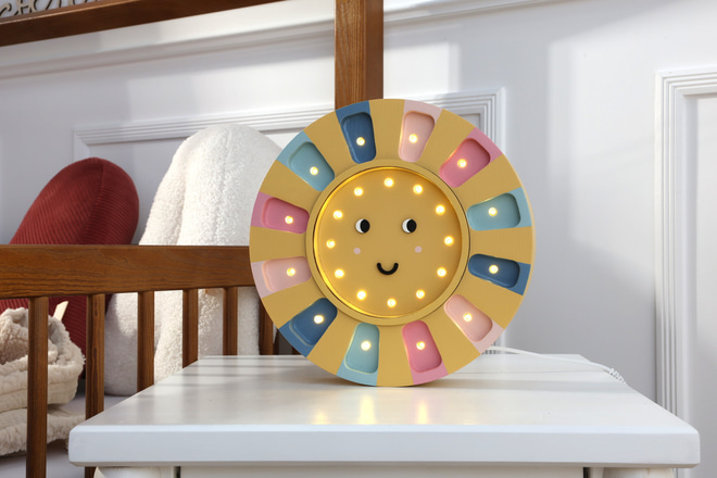 Lampa Little Lights Retro Slunce LED