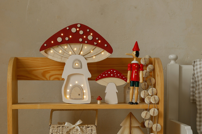 Lampe Little Lights Champignon Rouge LED Lampe Little Lights Champignon Rouge LED