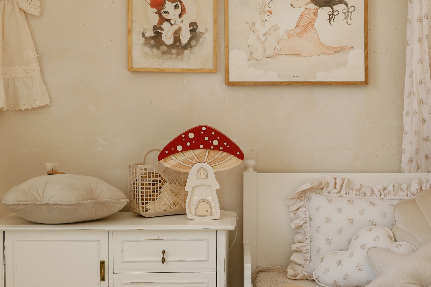 Lampada Little Lights Fungo Rosso LED Lampada Little Lights Fungo Rosso LED